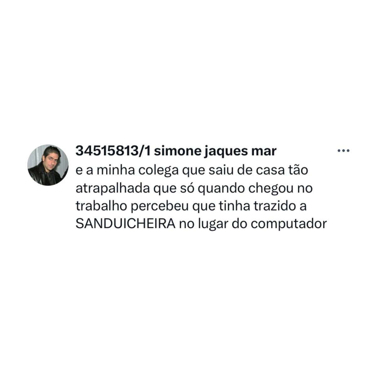 choquei's tweet photo. 🚨BRASIL: Mulher leva sanduicheira para o trabalho acreditando ser computador e viraliza nas redes sociais. https://t.co/T0XNpEfuiQ
