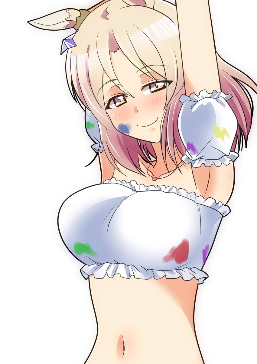 「ナムココラボのナリタトップロード衣装エッッッ」|わっく艦＠新刊メロンブックス委託中のイラスト