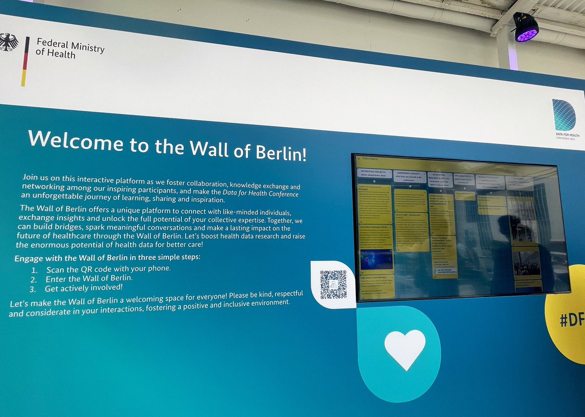 Kirstmath's tweet photo. Great to see the @Trans4m_Health #MyDataOurHealtu campaign and the #HealthDataGovernancePrinciples on the Wall of Berlin @BMZ_Bund Data for Health Conference #DFH23 👉 https://t.co/gar0GnrR8V

Read more here:
> https://t.co/tnitkXDQ2E
> https://t.co/cNoWilHyOy https://t.co/5MYhPzDc1X