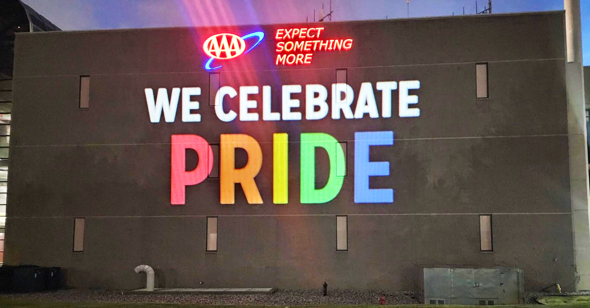 AAAColorado's tweet photo. AAA joins the nation in celebrating respect, equality, diversity, and inclusion for all, regardless of sexual orientation or gender identity. Happy Pride Month! #WeAreAAA https://t.co/eE64I9f5Dh