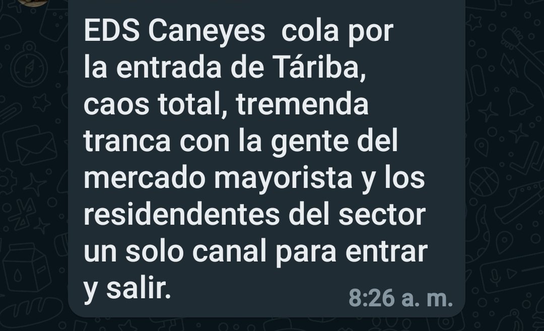 serviciosreport's tweet image. #ReporteVial
#Confirmamos desde el municipio #Cardenas 

Llamado a las autoridades #1x10DelBuenGobierno @NicolasMaduro @MinPetroleoVE @PDVSA @FreddyBernal @Amemosaltachira a garantizar fluidez y rapidez en el proceso de surtido y orden para evitar coleados, ya hecho costumbre.