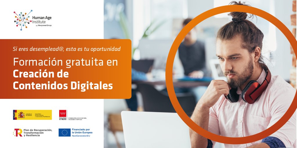 FundacionMPG's tweet photo. ¿Estás desemplead@ y te gustaría trabajar como experto en redes sociales y contenidos digitales? Inscríbete en este curso gratuito y aprende a destacar en Facebook, Twitter, Instagram y TikTok. ¡No pierdas esta oportunidad!: https://t.co/SALihBEDaA https://t.co/x80a9gqary