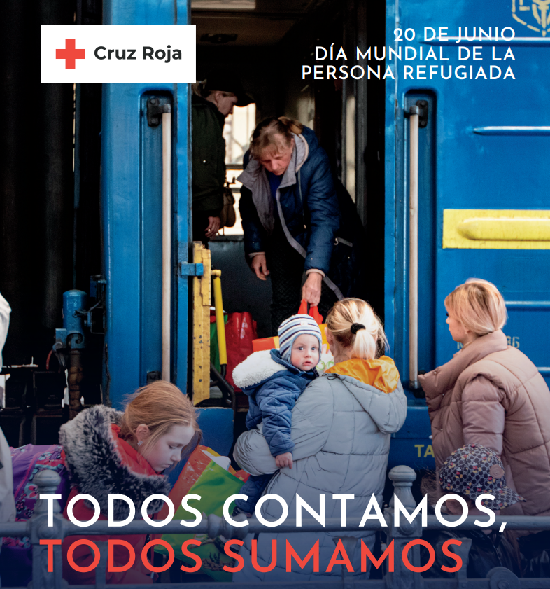CREMalaga's tweet photo. Hoy, en el #DíaMundialDeLasPersonasRefugiadas, una persona refugiada que atendemos nos dedica este poema 💕💗

"Cruz Roja, símbolo de esperanza en tiempos de dolor y desconfianza. 
Un rayo de luz en la oscuridad. 
Una mano amiga en la necesidad" https://t.co/qX29e7UnB4