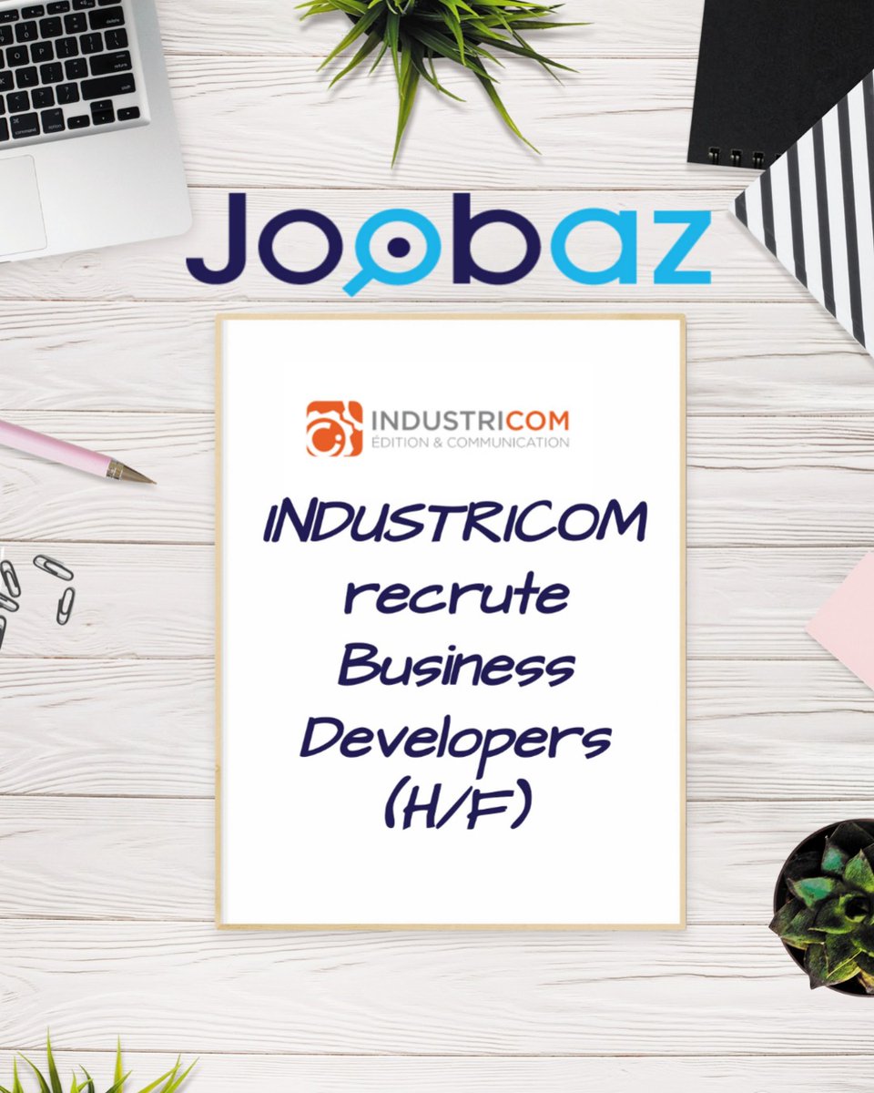 INDUSTRICOM recrute Business Developers (H/F)

joobaz.com/job/industrico…

#recrutement #recruitement #recrutementmaroc #emplois #offresdemploi #emploimaroc #hiring #hiringnow #job #joobaz #joobazmaroc #Business_developers
