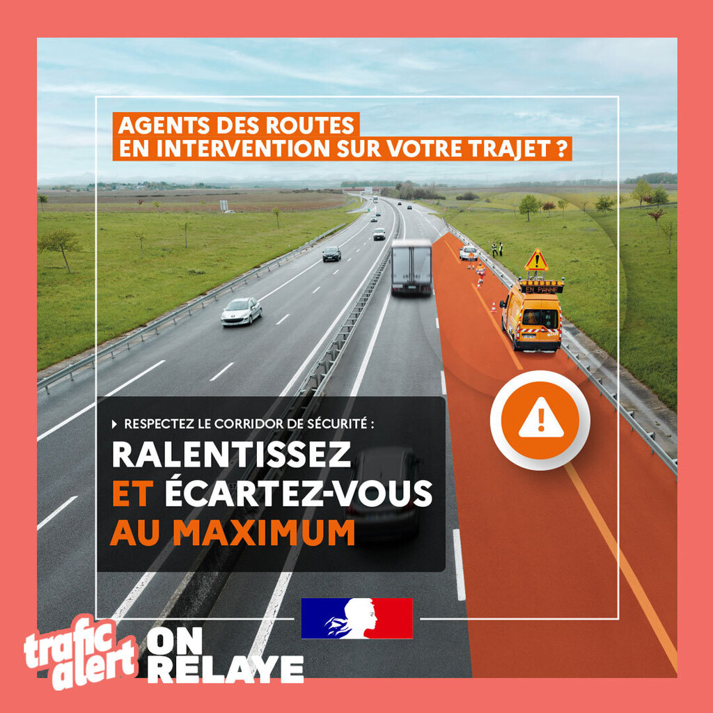 🚨 SENSIBILISER | Connaissez-vous le corridor de sécurité pour préserver la sécurité des agents sur la route ?. #corridordesecurite #securiteroutiere @routeplussure @ASFAutoroutes @CBeaune +sur  ift.tt/4nZvtif