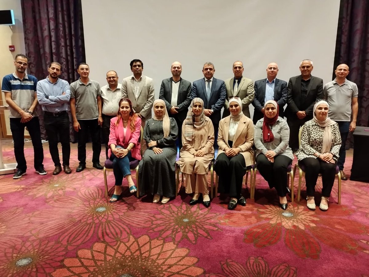 .@FAO in #Jordan in collaboration with the @IWMI_ concluded a 2⃣day workshop to support JVA, NARC, and Extension Services in assessing the status & performance of the selected #irrigationschemes based on #WaPOR data & ground data.

This activity is funded by @NLinJordan 🇳🇱
