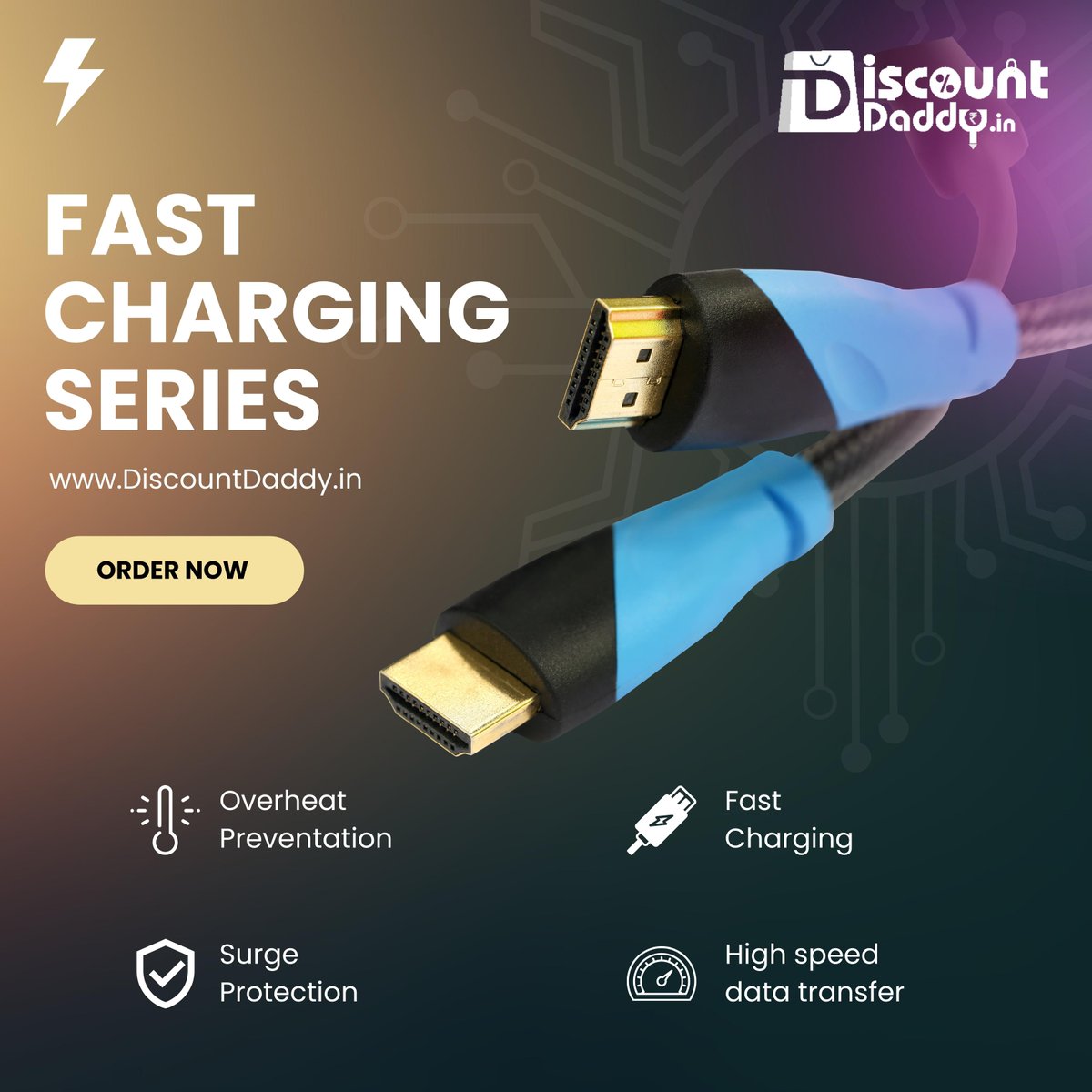 DiscountDaddy_'s tweet image. Don't let slow charging cables slow you down! 📷 Get your hands on the newest fast charging cables available at Discount Daddy and enjoy big discounts. #DiscountDaddy #fastchargingcables
#discountdaddy #ecommercewebsite #onlineshopping #bestoffers #discounts #dealsforyou