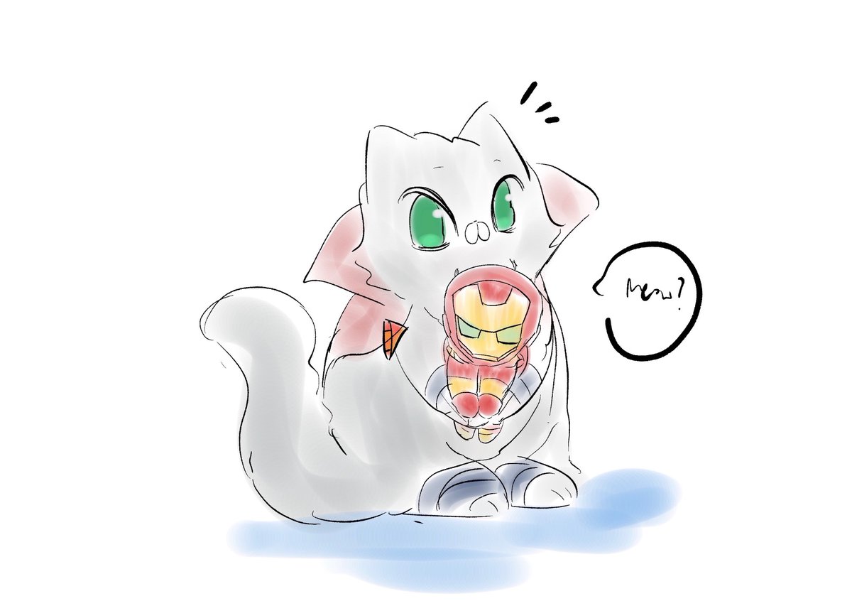 000ctopal's tweet photo. Quick doodle Stephy with his favorite plushie #strangeiron #ironstrange https://t.co/vA1IOnnN8G