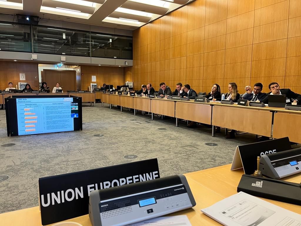 Stimulating exchange of experience on policies supporting #SMEs between 5 #EasternPartnership countries 🇦🇲🇦🇿🇬🇪🇲🇩🇺🇦 at @oecd

Our 🇪🇺#EU4Business programme supports a conducive environment for strong and innovative SMEs in #EaP

#StrongerTogether

🔗 oecd.org/eurasia/compet…