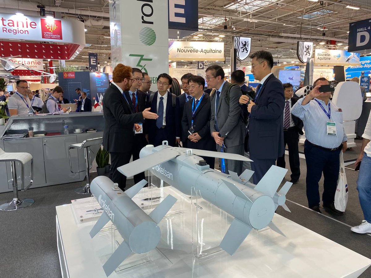 We're at #ParisAirShow2023! 🇹🇷🤝🏻🇫🇷

See our latest products & technologies in booth E 178. 🚀

#Roketsan #Defence #Aerospace