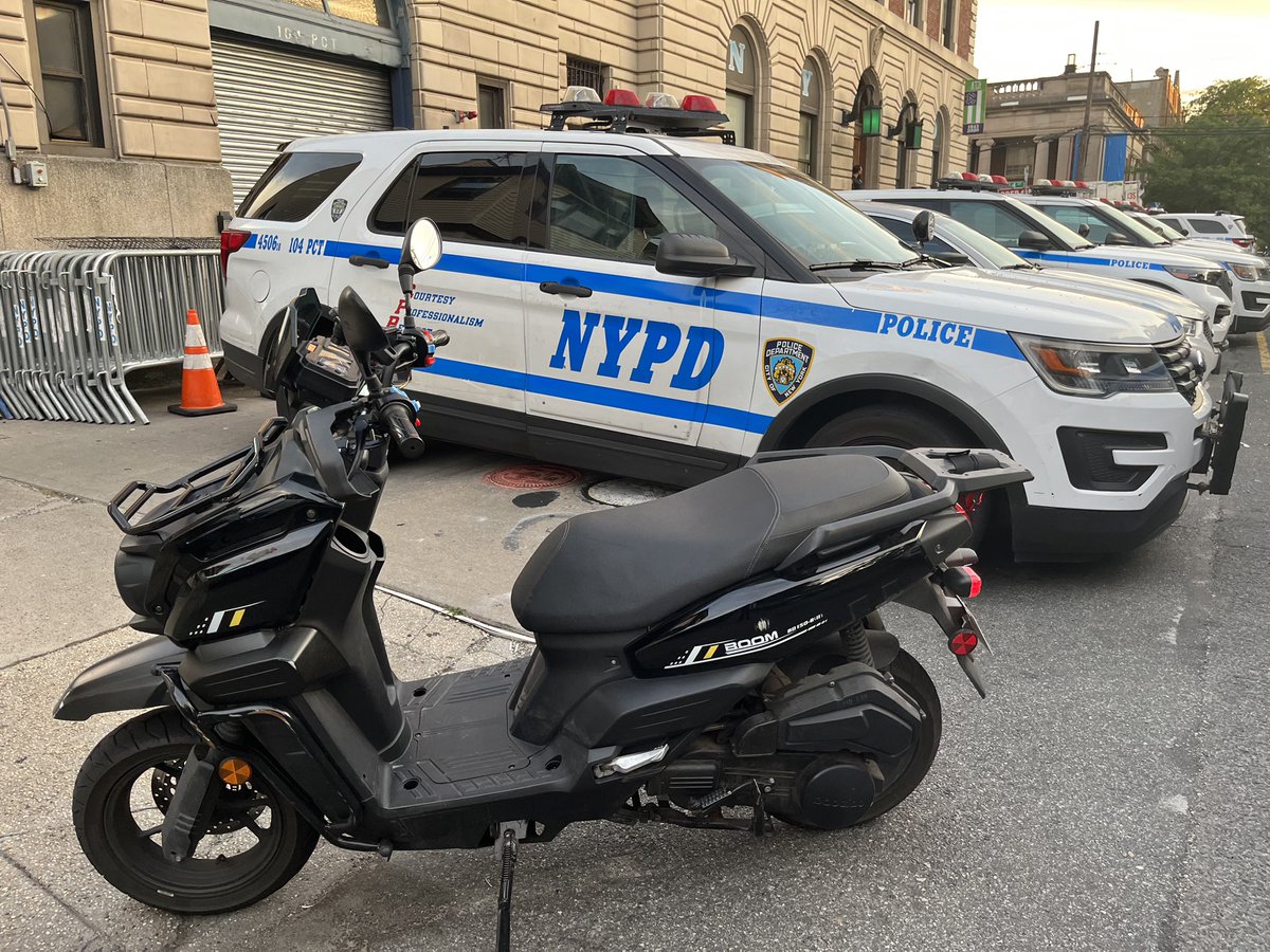 NYPD 104th Precinct on Twitter: "More unregistered, illegal motorbikes ...
