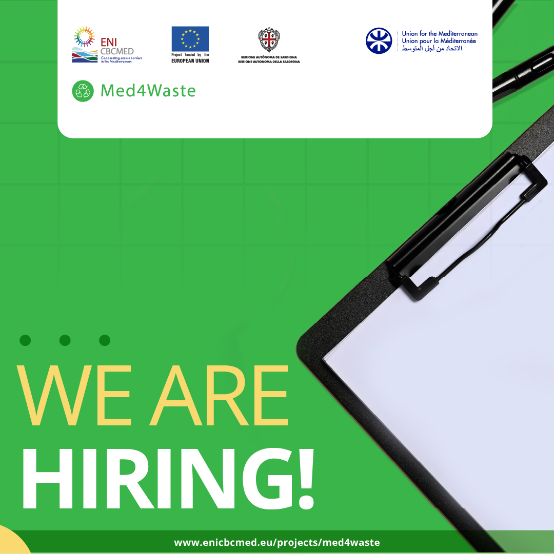 Exciting Opportunity Alert! 🌎 Med4Waste in Jordan is on the lookout for communication Don't miss out on this incredible chance to make a positive impact 🌹.  The application deadline has been extended until July 1st, 2023.
@ENICBCMed  
<a href="/UfMSecretariat/">Union for the Mediterranean</a> 
enicbcmed.eu/med4waste-jord…