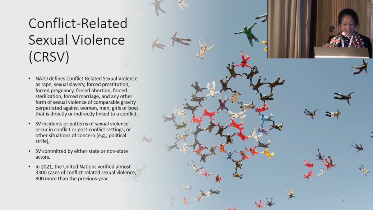 NSPCOE's tweet photo. Thanks Prof. Mangai Natarajan from @JohnJayResearchers @JohnJayGlobal for explaining the role of #StabilityPolicing in #HumanSecurity, highlighting the need for #CommunityPolicing & #LEINT to combat conflict-related sexual violence (#CRSV). https://t.co/U7rLJ8t3Vv