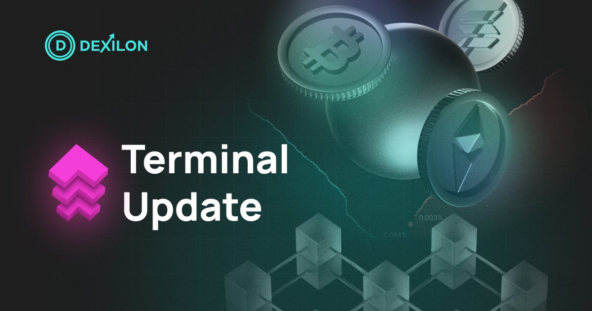 DexilonExchange's tweet photo. 🔼 Terminal Update

The Dexilon team continues to add new instruments to our trading terminal and yesterday the following trading tools were added:

- Exchanges' Data
- Tokens' Data https://t.co/Go38Uk1QY4