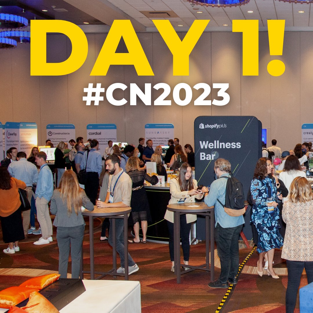 CommerceNext's tweet image. THE WAIT IS FINALLY OVER! The Ecommerce Growth Show kicks off today! Make sure to use #CN2023 to follow along 🎉🔥🤩

Check out today&apos;s agenda here: hubs.ly/Q01V2z4B0

#EcommerceConference #Retail #Ecommerce #DTC #Networking