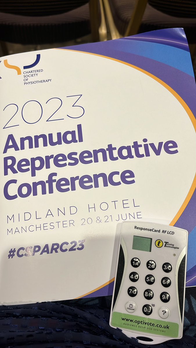 Representing @PhysioATOCP here at #csparc23.