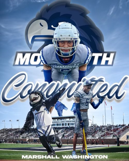 Shout out to Marshall Washington, Jr. On his verbal commitment to attend Monmouth University 
<a href="/MUHawksFB/">Monmouth Football</a> 
<a href="/marshallglizzy/">Marshall washington Jr.</a> 
#TigerPride🐅