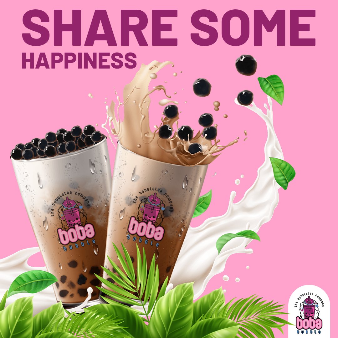 Boba_Bubble_Tea's tweet image. Boba Bubble is here to share happiness with you all! 😍
Visit your nearest branch today after a tough day and get yourself some bubble tea!😇

#BobaBubble #bubbletea #bubblelife #bobalovers #bobatea #bobapearls