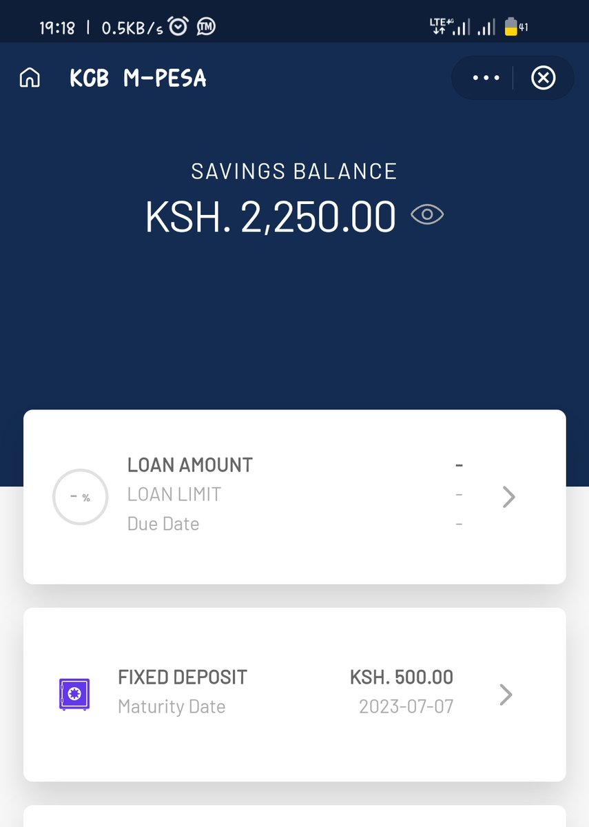 KCB M-PESA Balance/Loan limit.
Thread 🧵