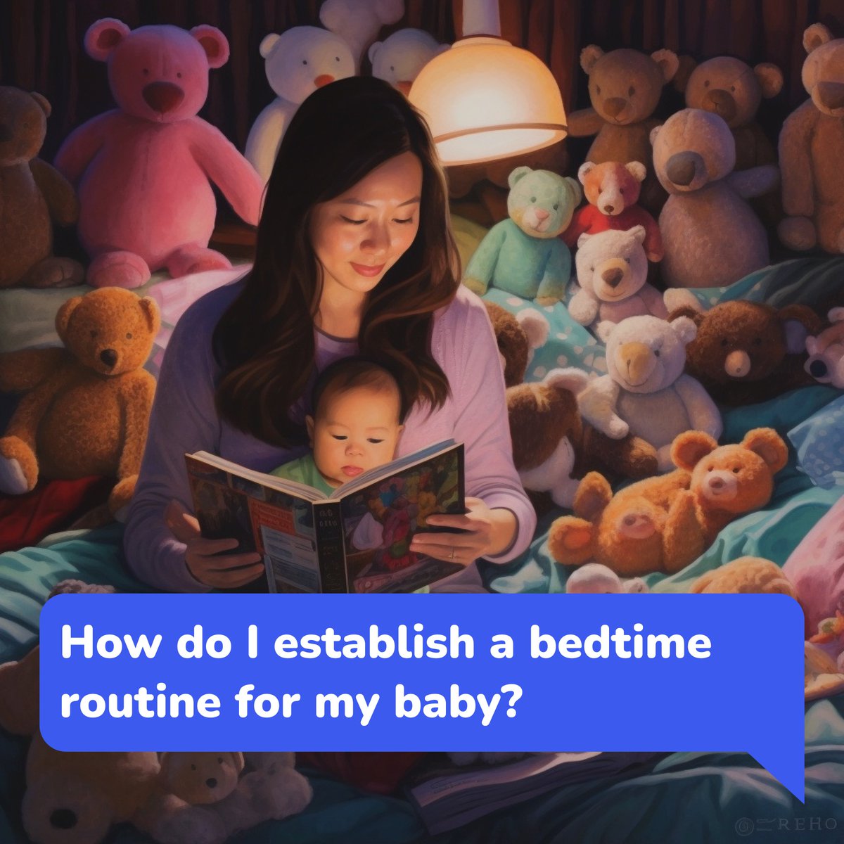 Creating a bedtime routine for your baby can help promote healthy sleep habits. Here are some tips to get started! 💤 #BedtimeRoutines #SleepTraining #BabySleep #HealthyHabits #ParentingTips