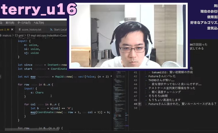 gojira_kyopro's tweet image. Futureさんにバレた #AtCoder11Live