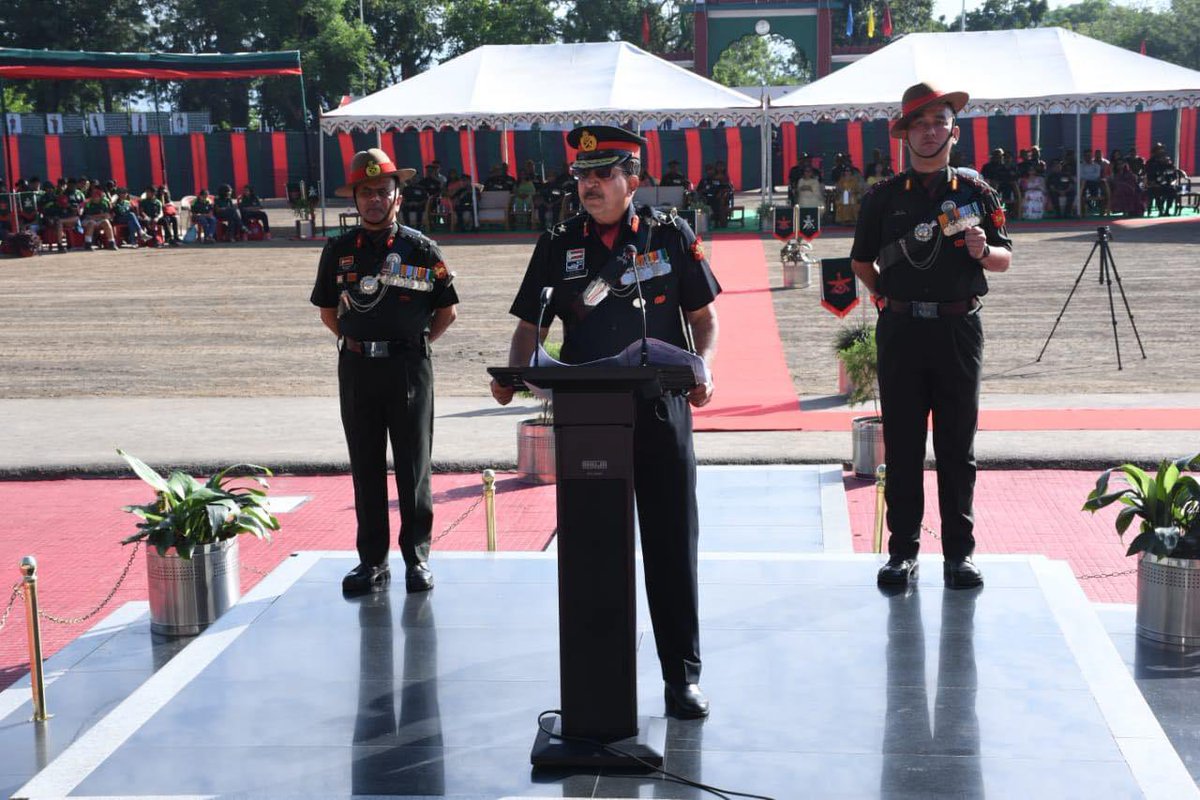 Attestation Parade of #Agniveers conducted at 14 Gorkha Training Centre, Subathu. Newly attested soldiers enthusiastically pledged to serve the Nation. 

#GoldenLionSubArea