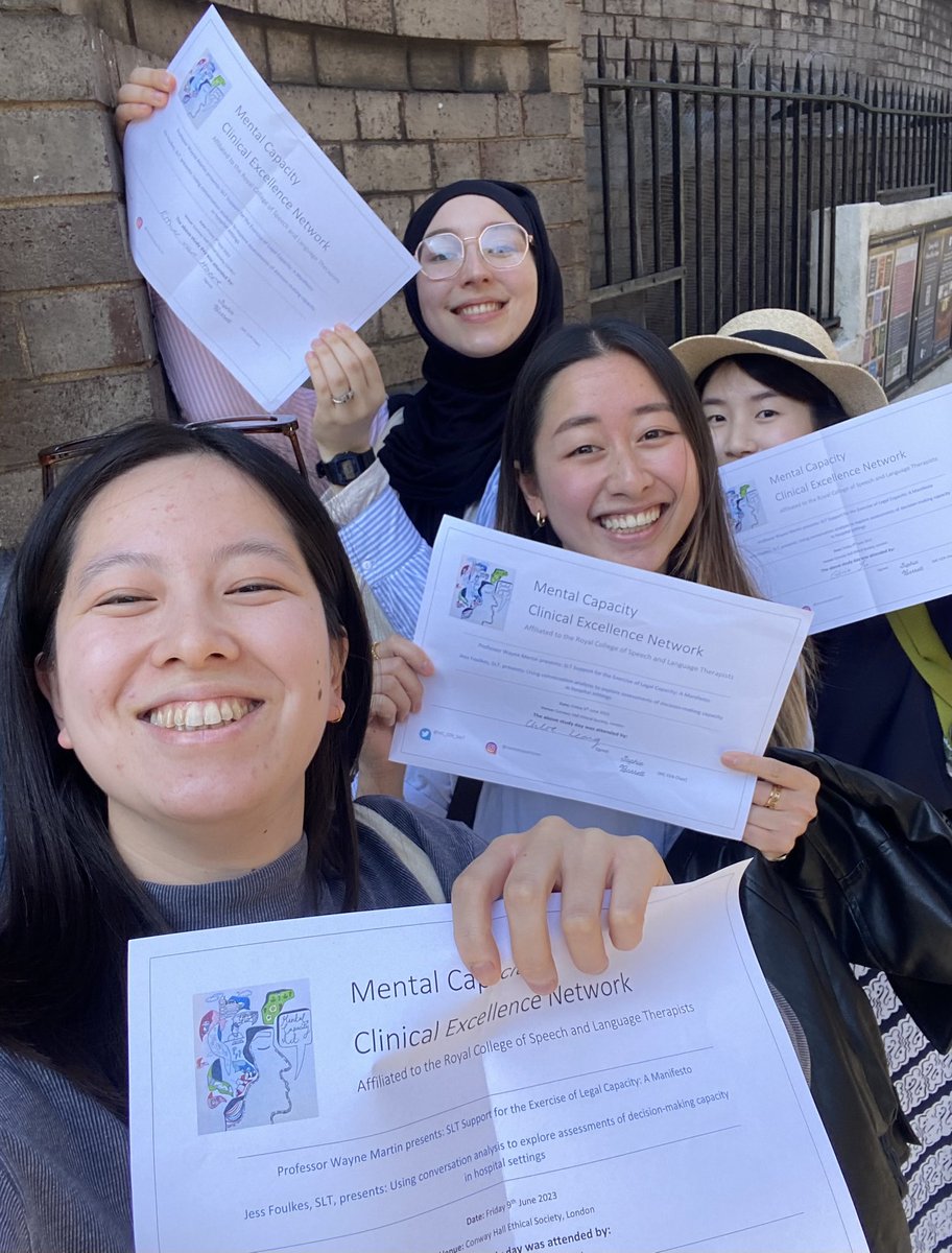 Late posting! Nothing like Summer studying after exams 😂 We had a really insightful and thoughtful day at Conway Hall learning about Mental Capacity. #WantingIsNotWilling