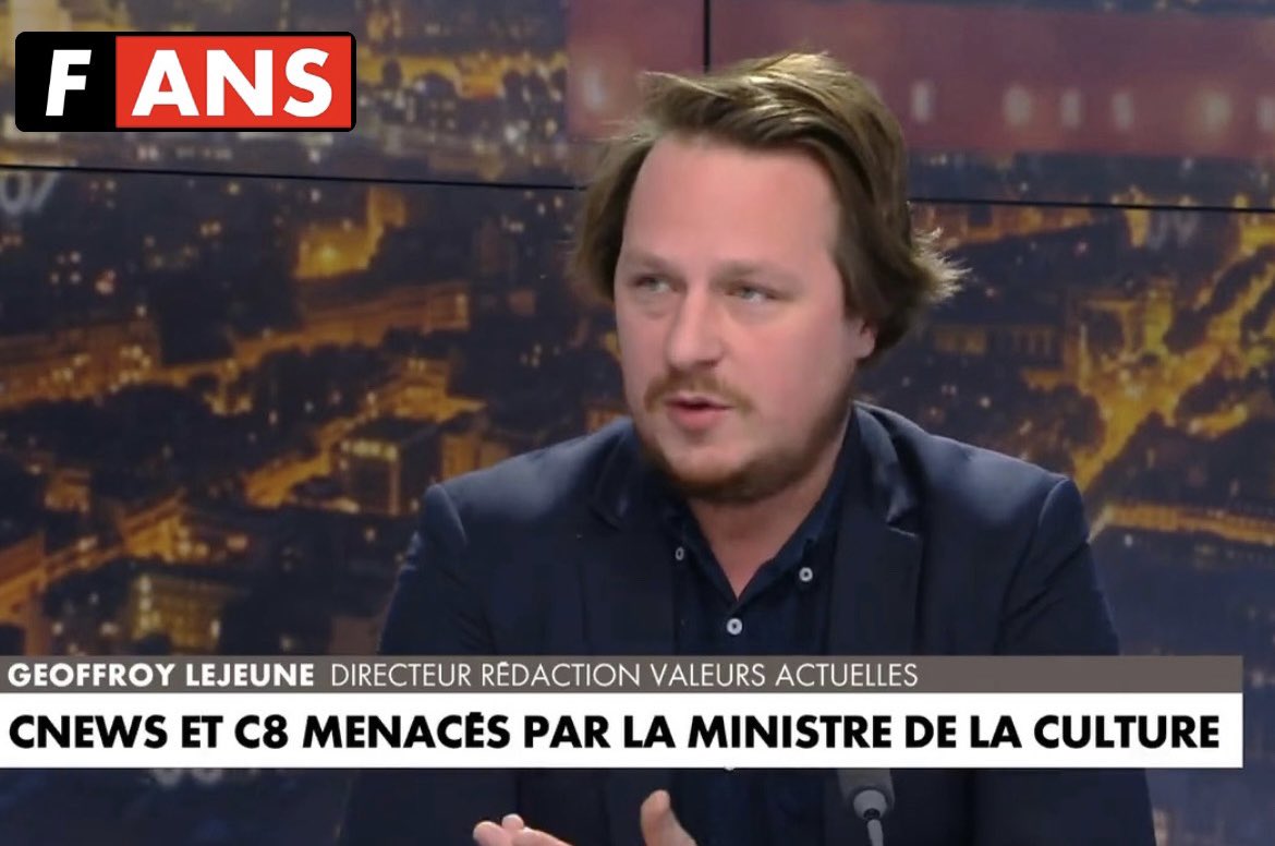 👉 Un mot pour décrire: Geoffroy Lejeune
#CNEWS @GeoffroyLejeune