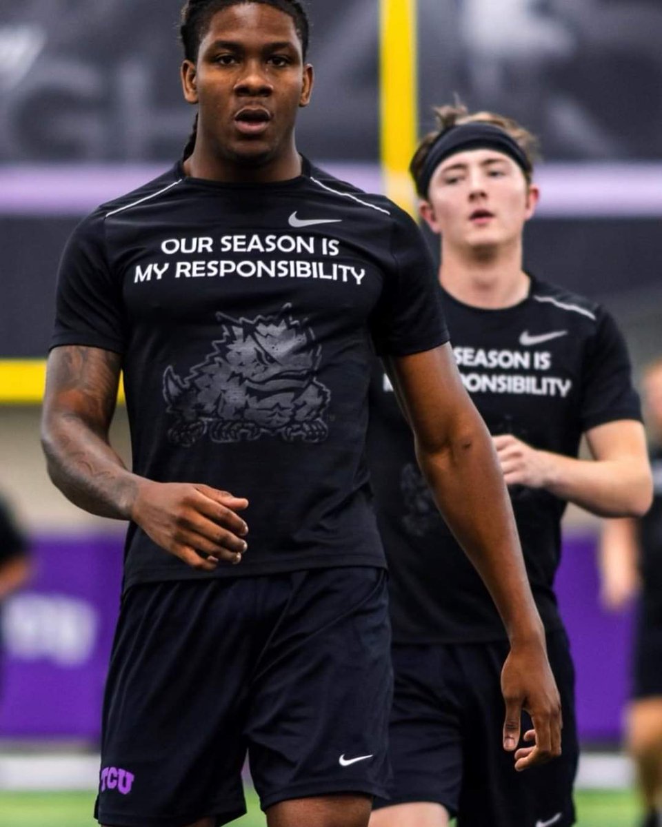 Big fan of TCU's workout gear this year.