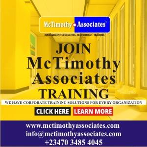 Join the McTimothy Associates Learning and Development programs this coming July to enjoy unmatched training delivery and top quality contents 
We have Corporate Training Solutions for every organization.
#McTimothyTraining 
#TrainingTuesday 
Check here mctimothyassociates.com