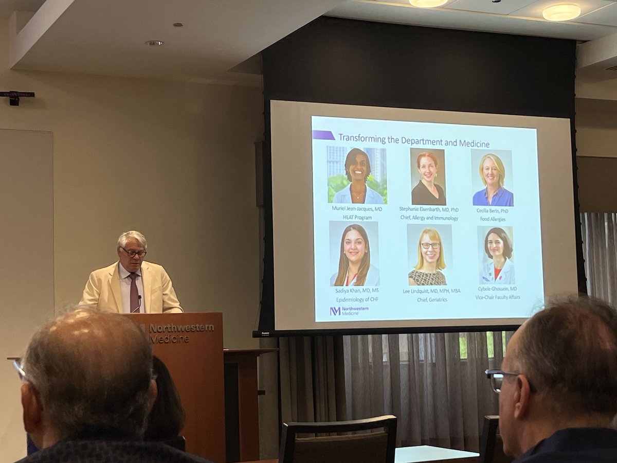 LeeLindquistMD's tweet photo. Love the #LadyDoc shoutout for transforming medicine at @NorthwesternMed Year in Review! Thx @vaughalle1 !!!! Go #Geriatrics & #Longevity!@NMGeriatrics @nu_pepper https://t.co/Gn4n3hmgCC