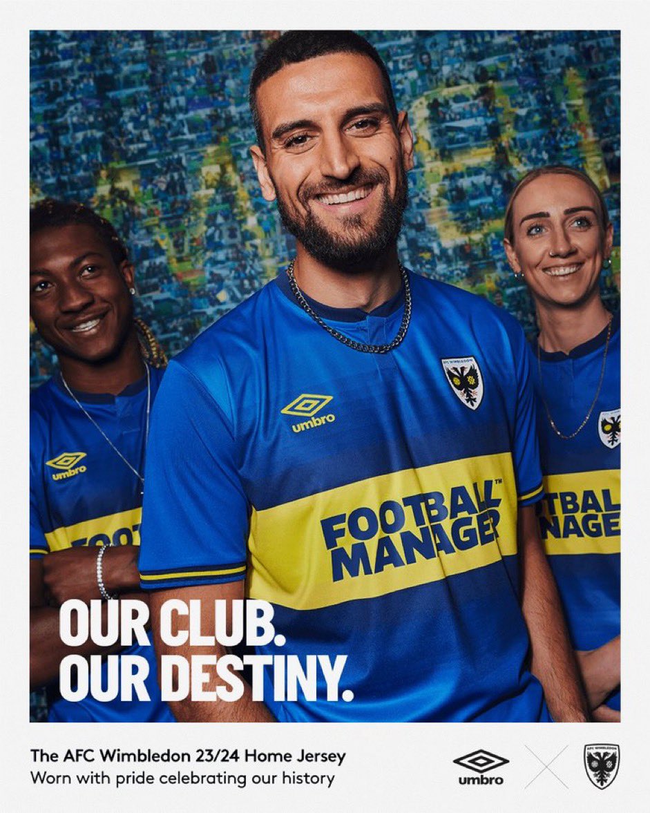 Classic Football Shirts on Twitter "The new AFC Wimbledon 2023 Home