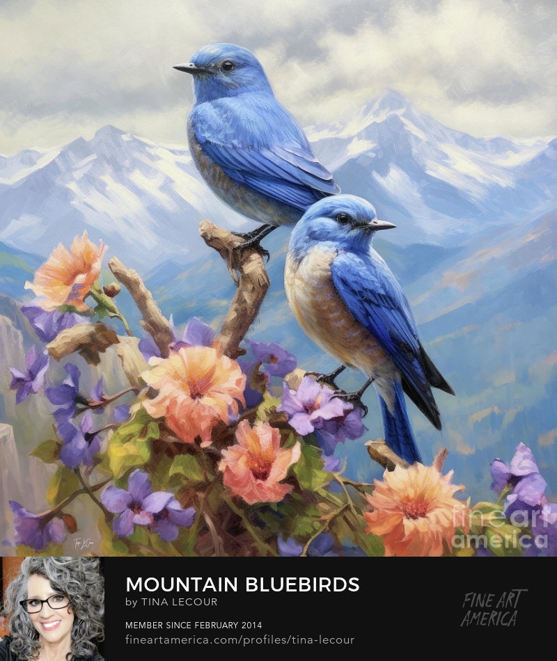 Mountain Bluebirds...Can Be Purchased Here..tina-lecour.pixels.com/featured/mount…

#birds #nature #homedecor #interiordecor #interiordesigner #buyintoart #ayearforart #wallart #gifts #giftideas #giftsforher #bluebird #BLUEBIRDS