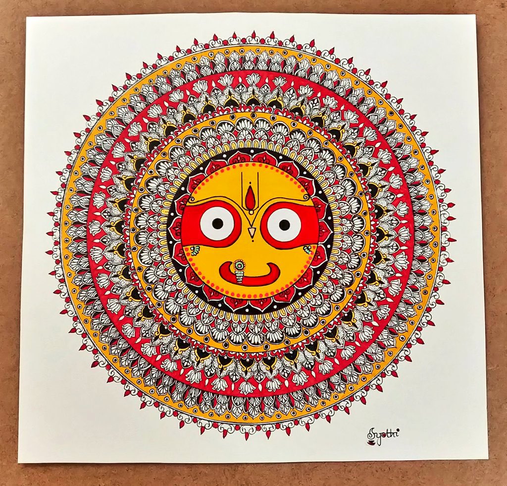 Jagannath Swami Nayana patha gami Bhava Tume!

Mandala art of Jagannatha, Balarama, Subhadra

Jai Jagannath🚩🙏🏼
Shubh Rath Yatra!🚩

#JagannathRathYatra2023 #jagannathpuri #ArtistOnTwitter