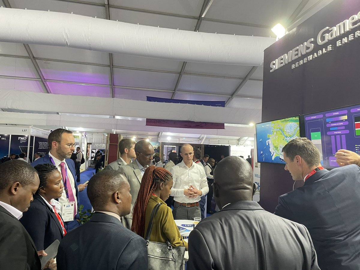 Earlier today at the Africa Energy Forum the @Siemens_Energy team took us through a simulation that demonstrates the critical shifts needed to reduce emissions from Kenya’s energy system. #AEF23 

Evidently, Kenya is on track to greening its energy sector by 2030