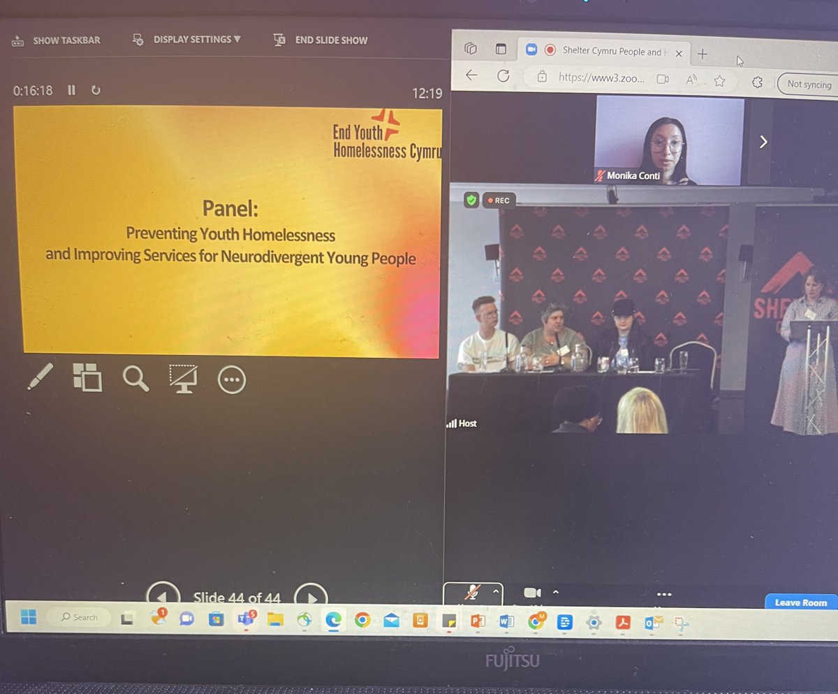 Grateful for the opportunity to present a workshop exploring youth homelessness and #Neurodiversity at @ShelterCymru’s #peopleandhomes conference based on our ‘Impossible to Navigate’ research at @EYHCymru. Thank you @nia_ffion for leading the session on the ground!