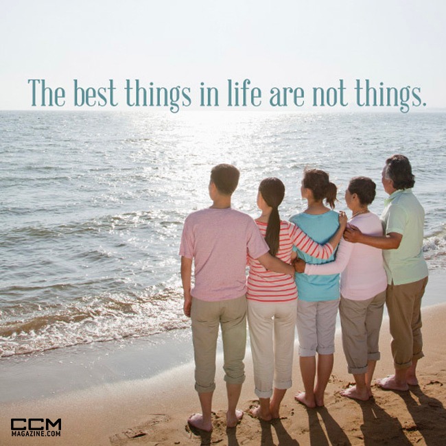 Friends, moments, love, #God….the best things in life are not things. // #CCMmag