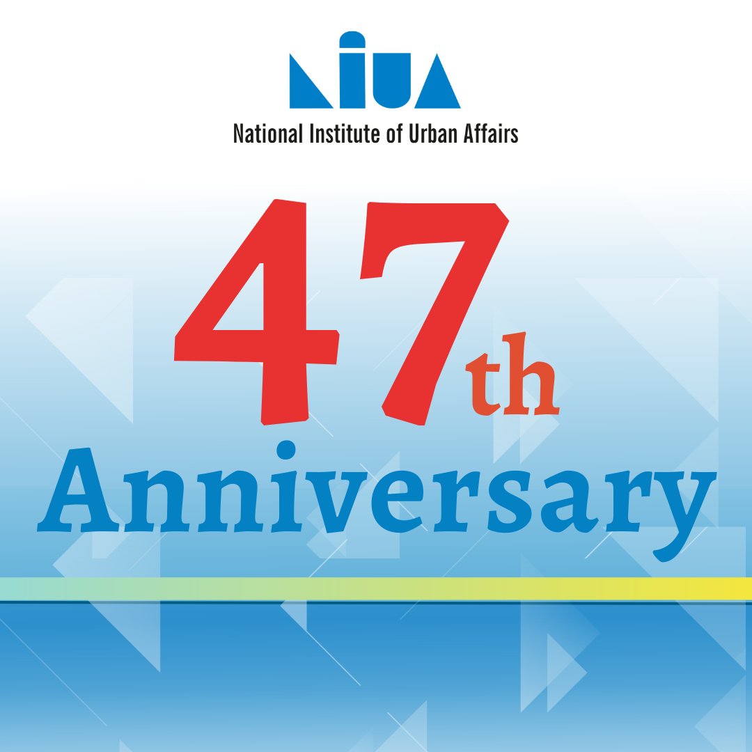 <a href="/NIUA_India/">NIUA_India</a> commemorates its 47th anniversary. Get ready to discover intriguing insights &amp; captivating facts about NIUA.
Coming up with an interesting question series. Participate and get a chance to be featured on our platform.

Stay tuned for more!