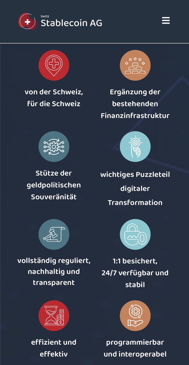 Die #CBDC von #SwissStablecoin wirbt damit 'programmierbar' zu sein. Das bedeutet euer Geld kann beispielsweise automatisch an Wert verlieren oder nur für gewisse Zahlungen verwendet werden. Privatsphäre ist übrigens kein Thema bei der Firma von Pascale Bruderer (SP).