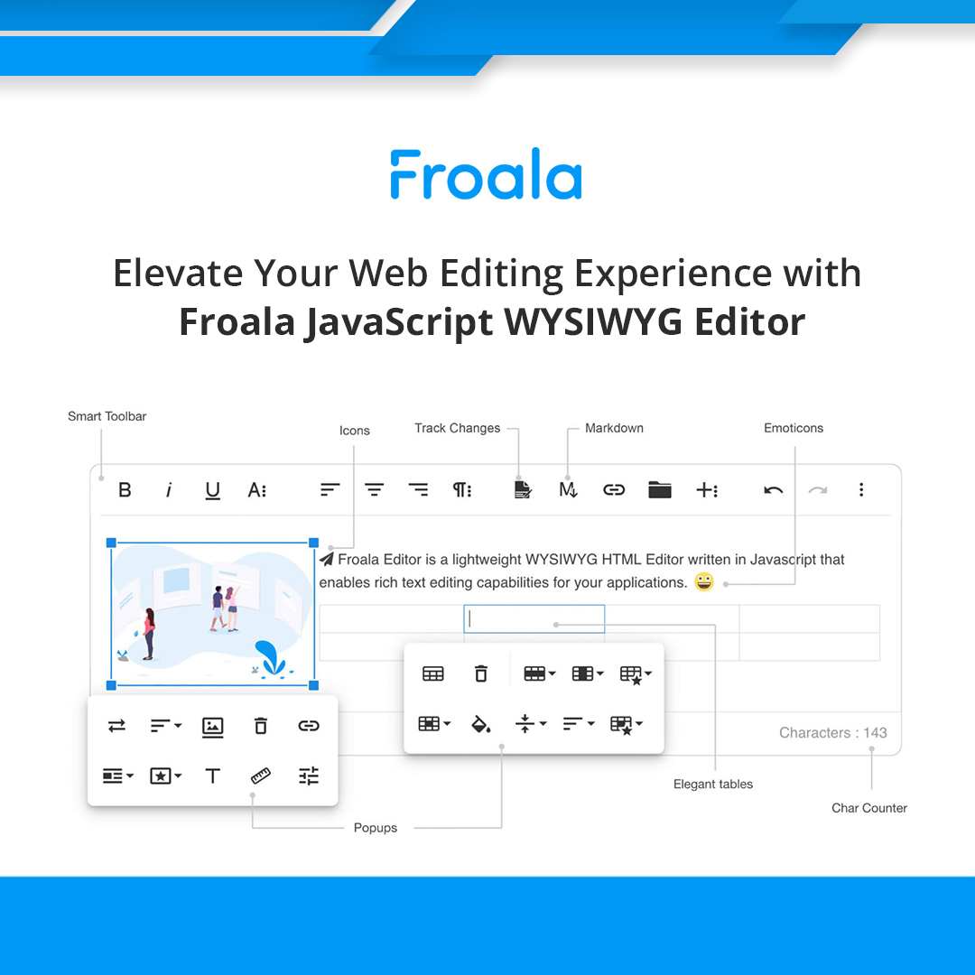🤔Looking for a feature-rich JavaScript WYSIWYG editor? Look at @froala editor and how it can elevate your #webdevelopment projects. Discover its intuitive interface, customization options, and seamless integration. Check it out👉 bit.ly/466KTLj

#FroalaEditor…