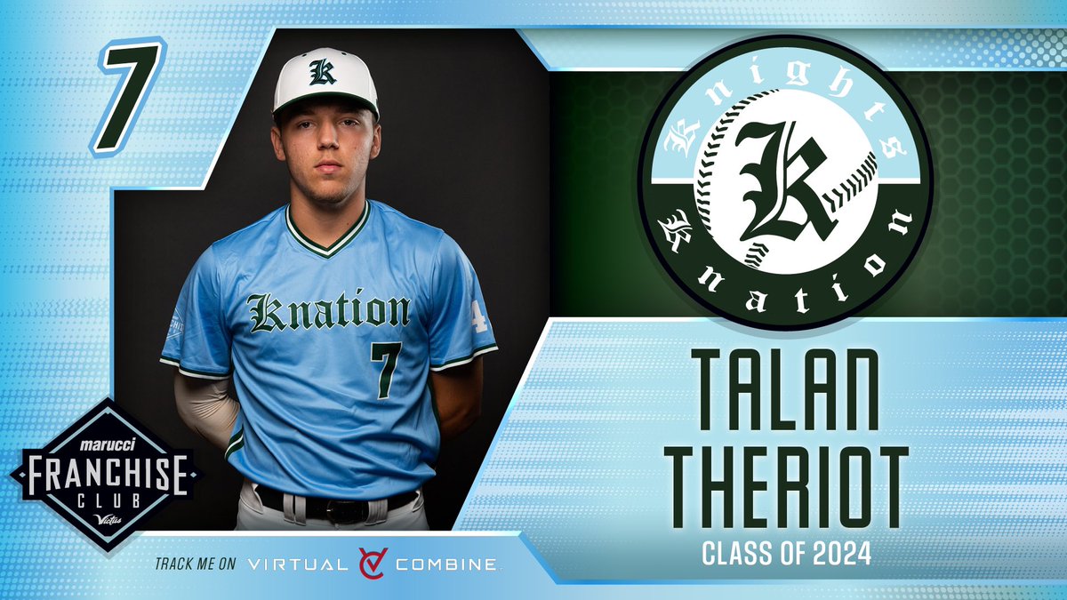 2024 3B <a href="/TalanTheriot/">Talan Theriot</a> from Hahnville Hs is off to a great start leading 17U American with a .448 BA and a .486 OBP, also just 1 error at 3B fielding .952. Talan had a great week in Hoover going 6-11. #4L @maruccidugout @PBR_Louisiana @Dmnd_Allegiance <a href="/2D_sports/">2D Sports Baseball</a>