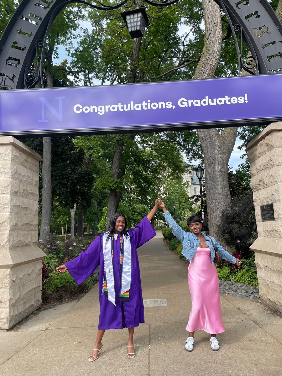 Congratulations to my little sister on graduating from Northwestern!! Only black Physics major of her class 🥲❤️ #ProudBigSis #BlackEngineers