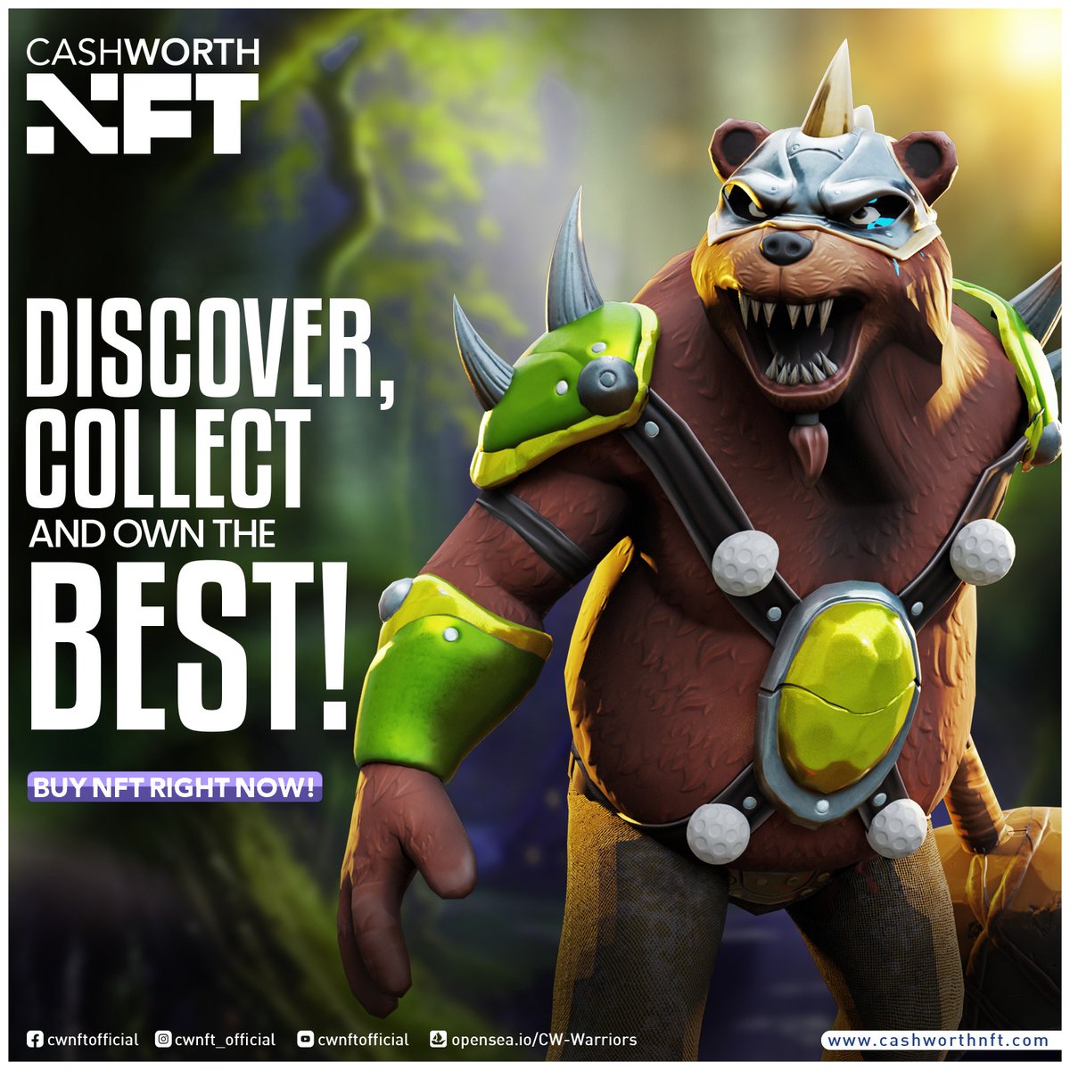 CWNFTofficial's tweet photo. Unlock the World of NFTs with Cash Worth! Discover, Collect, and Own the Best NFTs. Start Building Your Digital Art Collection Today!
#NFT #digitalart #buyNFT #NFTEarnings #RewardingDiscover #cwnft https://t.co/zRP3C2Mo88