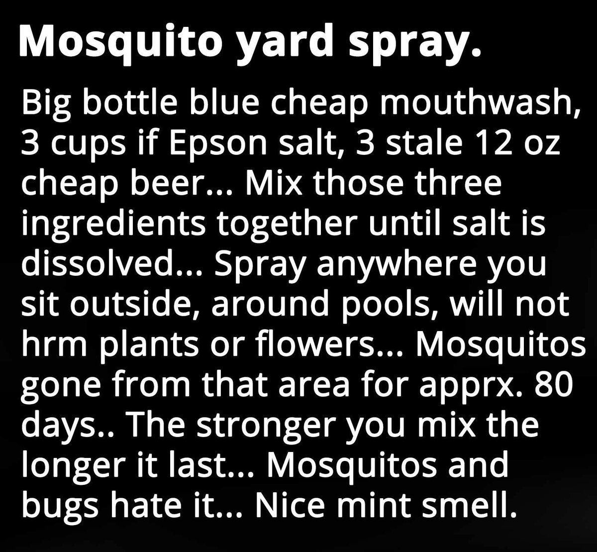 Mosquito 🦟 Pest Spray - save this now, thank us later. #BugRepellent #BugSpray