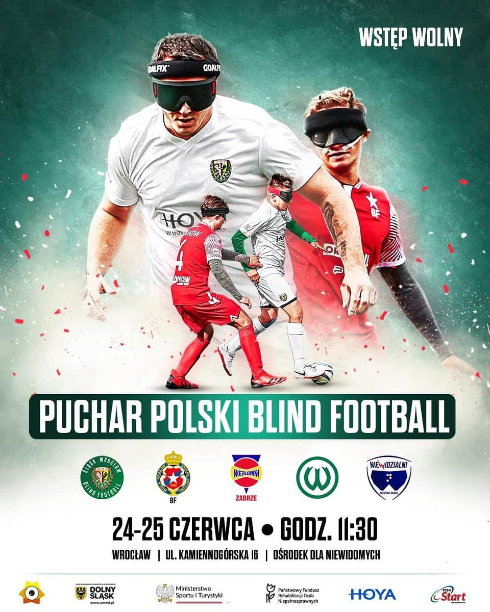 Śląsk Wrocław Blind Football tweet media
