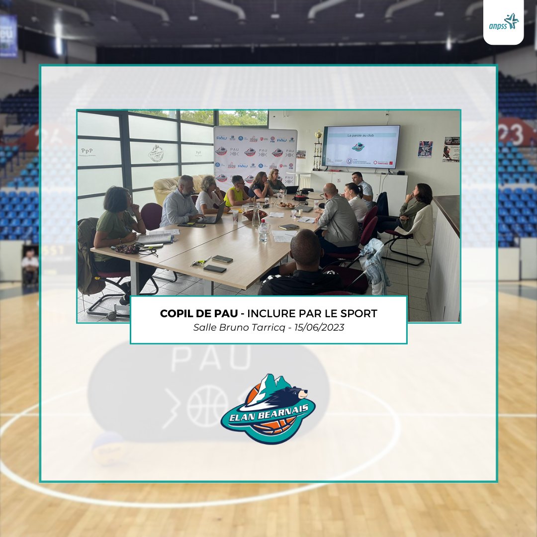 🏀 Direction les parquets de l'<a href="/EBPauNE/">Elan Béarnais Pau Nord-Est</a> pour le COPIL de Pau du programme Inclure par le #Sport.

Au programme❓Une présentation du programme Inclure par le Sport et de l'ANPSS ainsi qu'un zoom du programme au niveau local (résultats, méthodes de sourcing, freins...) 

#inclusion