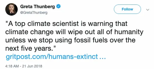 The_DonAdams's tweet image. Holy shit-ballz, this is tomorrow....!! 😳👀

#GretaThunberg #EndOfHumanity #ClimateEmergency