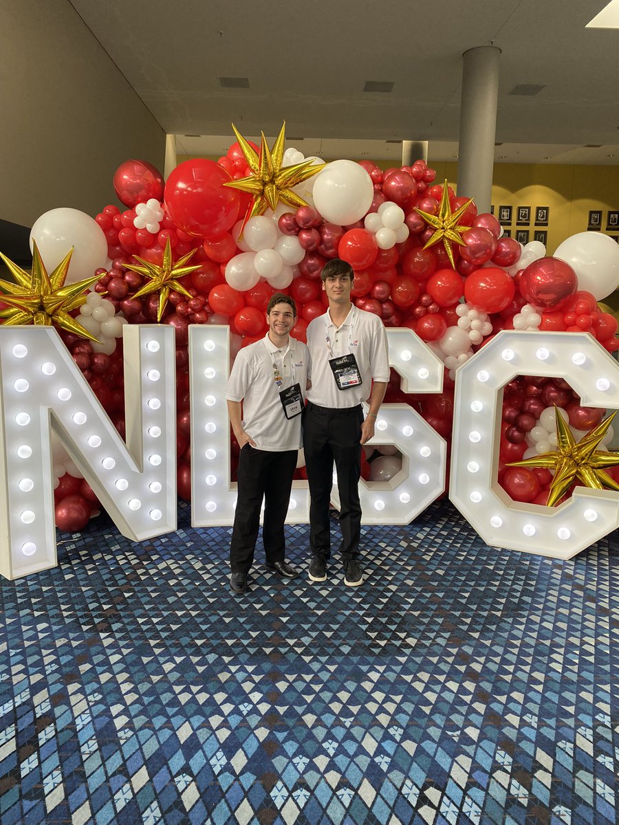 Alex and Mason are ready to compete in additive manufacturing at the Nationals SkillsUSA conference in Atlanta. Good luck Alex and Mason! <a href="/GIPublicSchools/">GIPS</a> <a href="/GISH_AoET/">Academy of Engineering & Technology</a> <a href="/GishActivities/">WearPurple...BeGold</a>