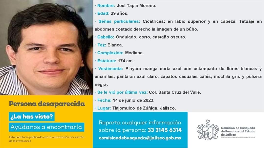 Les pido su ayuda no encuentro a mi esposo la última vez que supimos de el dijo que estaba en plaza del sol a las 8:11 pm y ya no podemos comunicarnos con el AYUDA 🆘 POR FAVOR NECESITO ENCONTRAR AL PAPA DE MIS BEBÉS SI LO VISTE IBA VESTIDO ASÍ @AlertaGDL @Trafico_ZMG @NotiGDL