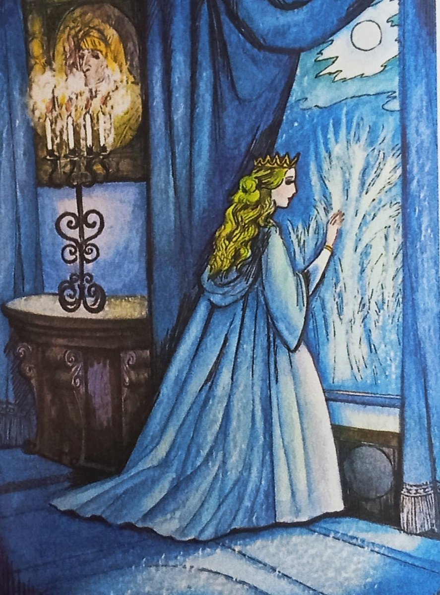 Vintage #illustration from fairytale 'The White Egret' 
Anya Lauchlan

#art #books #fairytaleTuesday